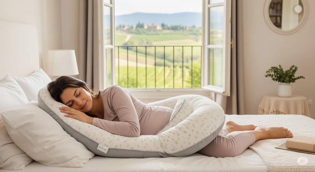 mejores almohadas para embarazadas